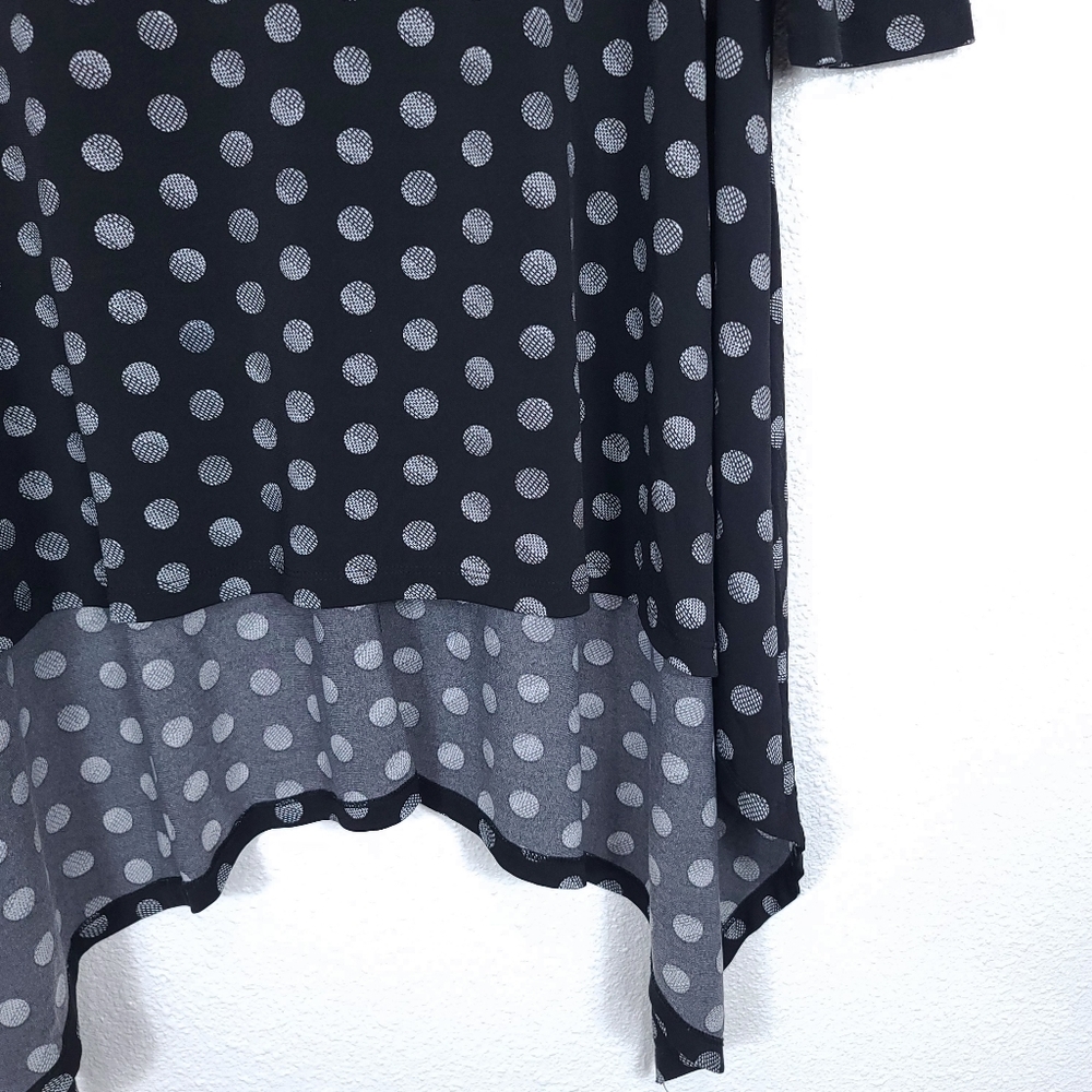 CHICO'S Solar Polka Dots Tunic Top - Picture 9 of 14
